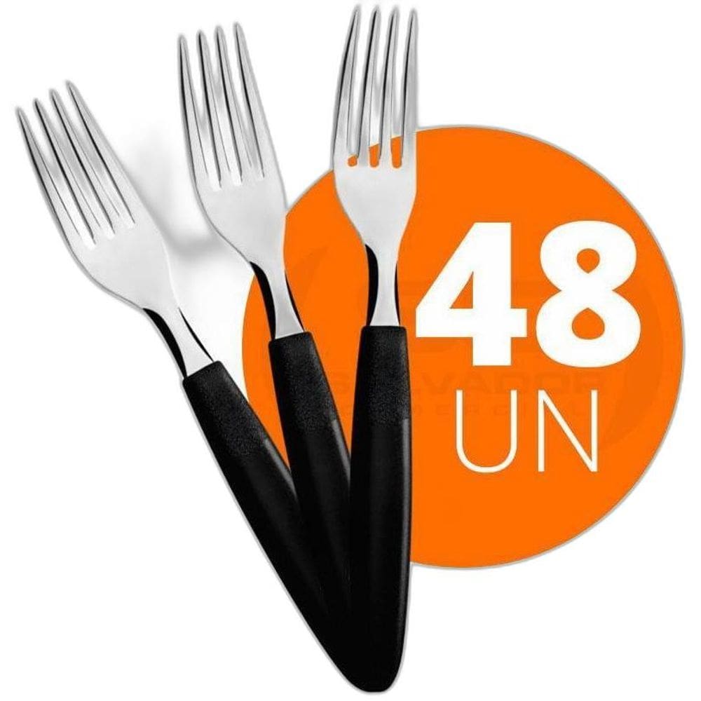 48 Garfos De Mesa Ipanema Lâmina Aço Inox Gptop - Tramontina