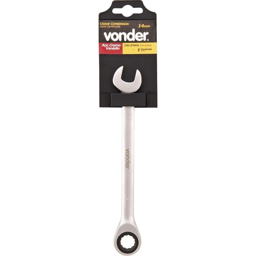 Chave Combinada Com Catraca 15mm Cromo Vanádio - Vonder