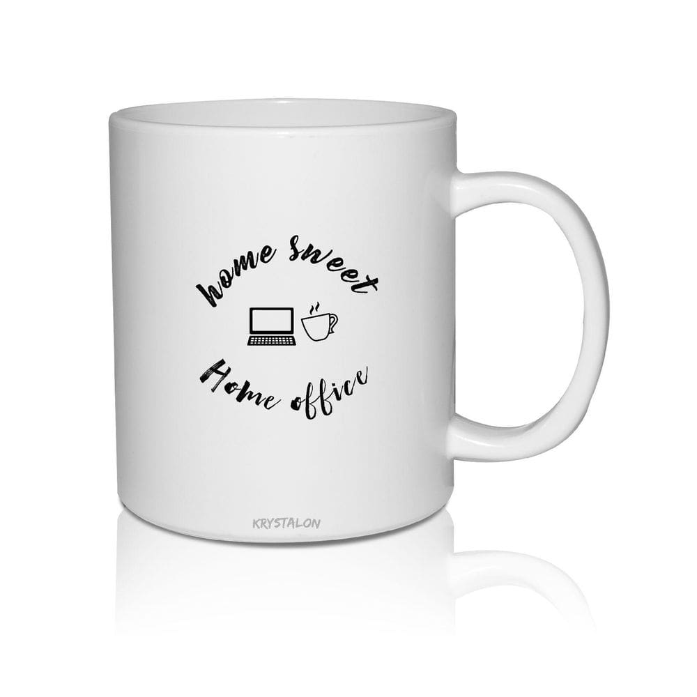 Kit 2 Canecas Brancas Personalizadas Para Home Office Lar