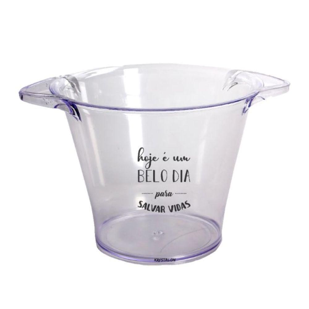 Balde De Gelo Criativo Tema Salvar Vidas