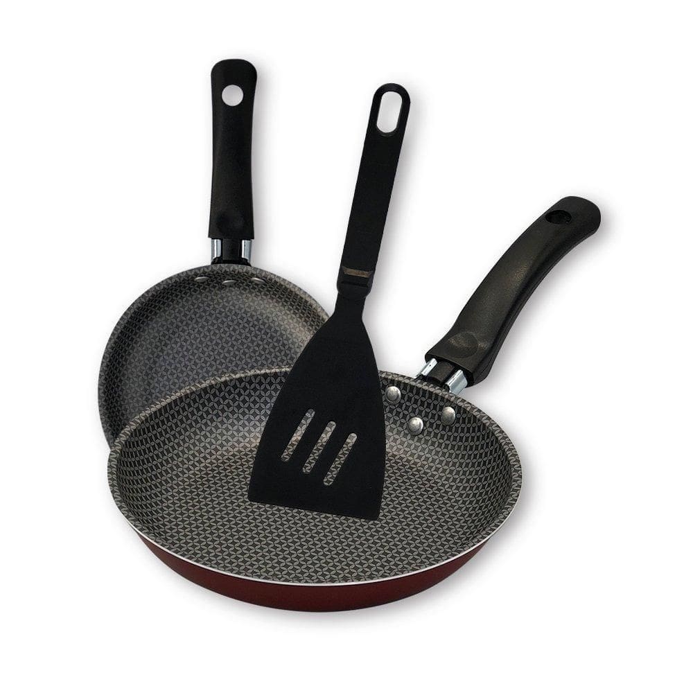 Kit Com 2 Frigideira Antiaderente E Espátula Para Cozinha