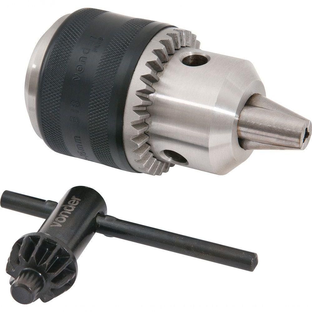 Mandril Profissional 3,1-16,0mm Cone B-16 Chave Vdc3 Vonder