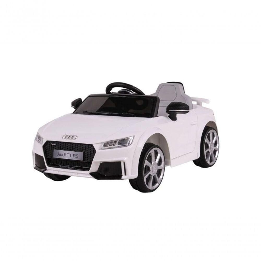 Carrinho Elétrico Branco Audi Tt Rs 2.4ghz 12V Bel Brink