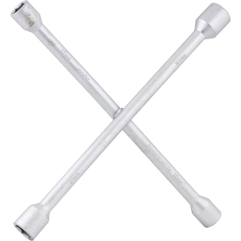 Chave De Roda Tipo Cruz 17x19x21x23mm Cromo Vanádio - Vonder