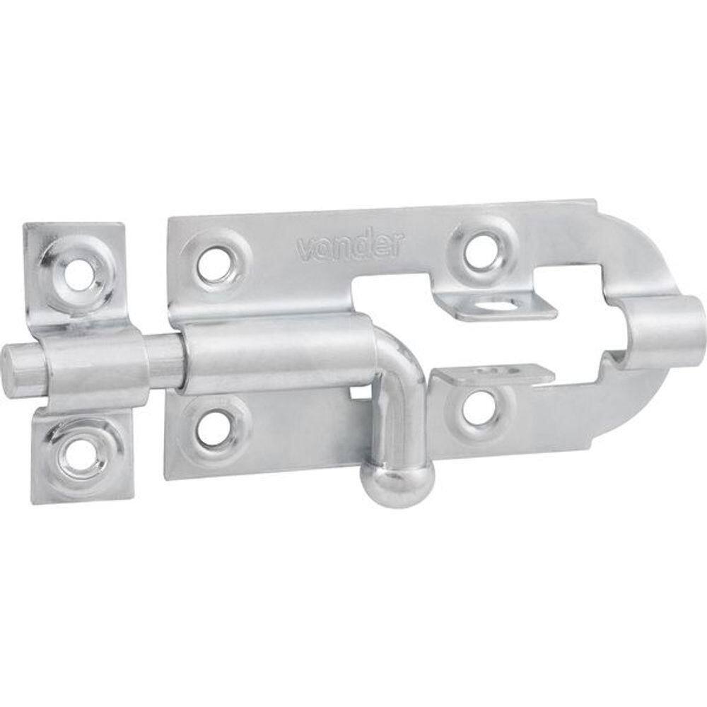 Fechadura Redondo 4” Aço Carbono Zincado Pacote 12 Pç Vonder