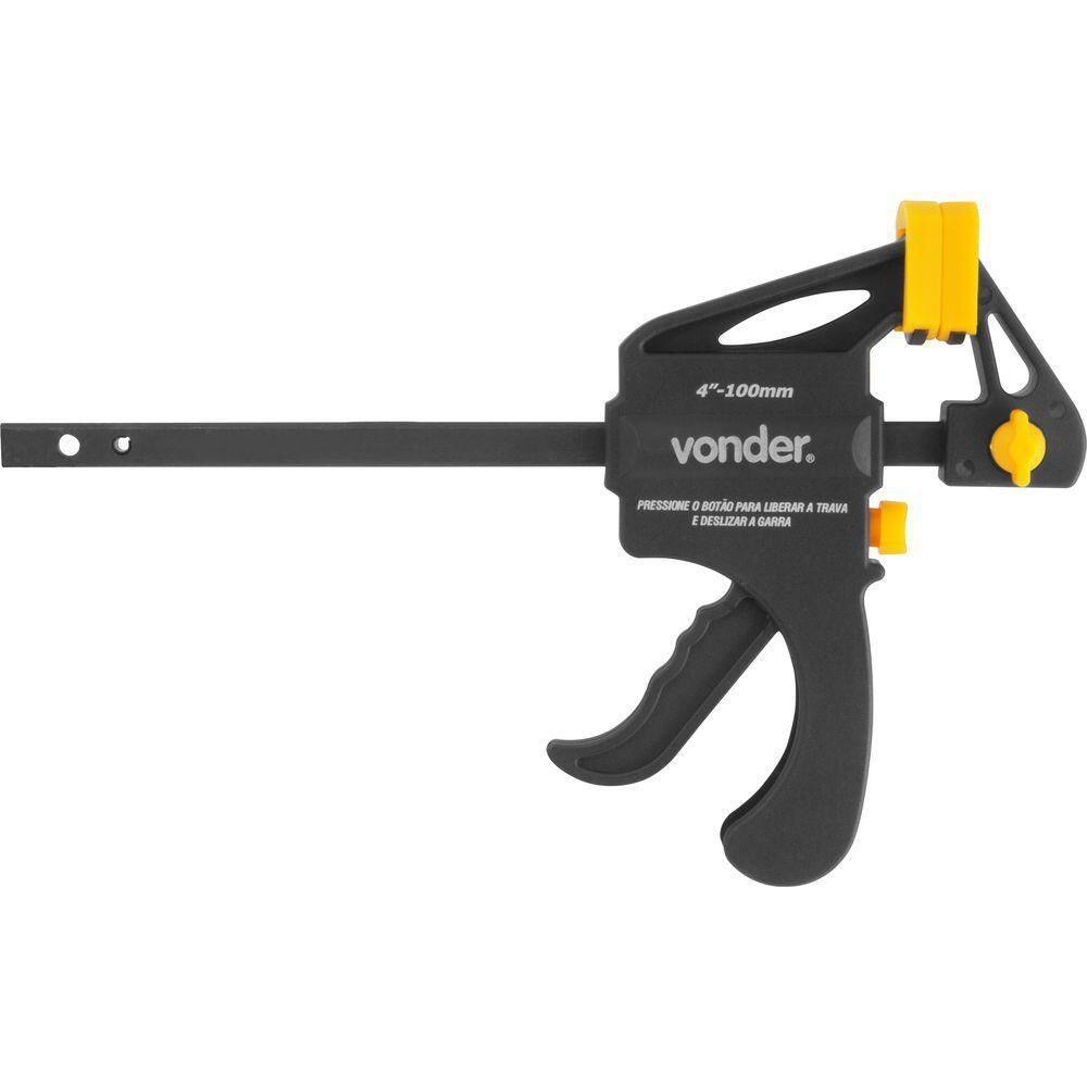 Grampo Tipo Sargento De Aperto Rápido 4” Ga 304 - Vonder