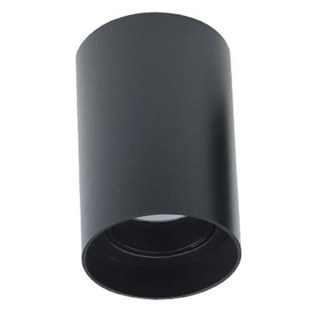 Kit 13 Spot Redondo Sobrepor Preto Direcionavel Mr16