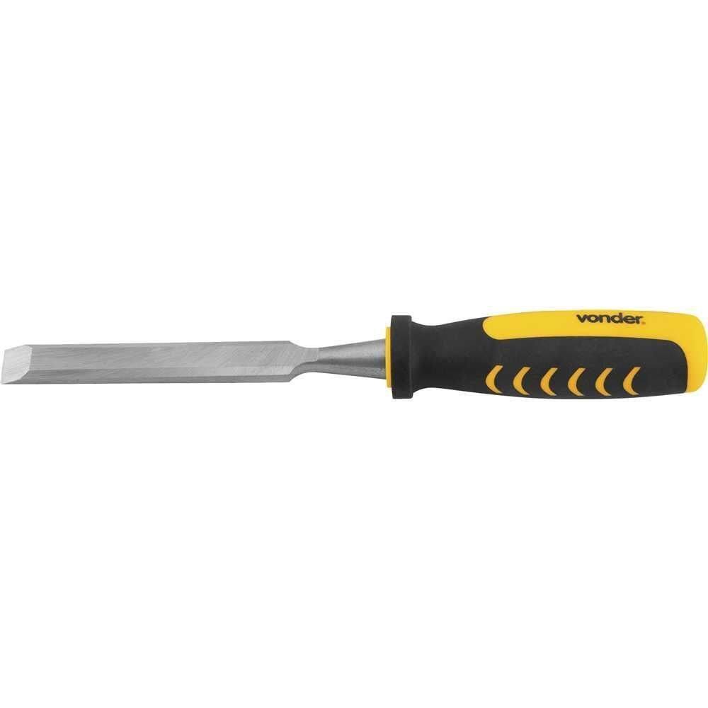Formão Chanfrado 5-8” Aço Carbono Cabo Emborrachado - Vonder