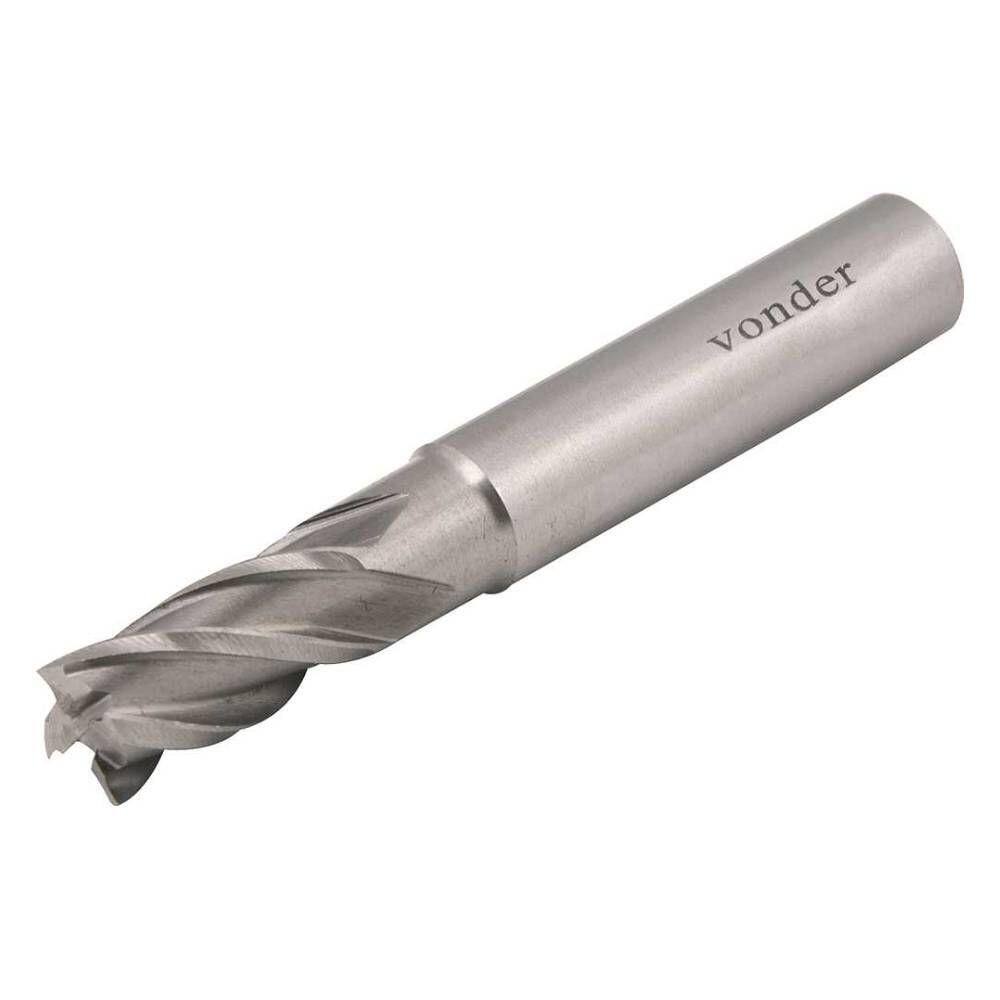 Fresa Topo Aço Rápido 6,00mm 4 Cortes Reto Haste 6mm Din 844
