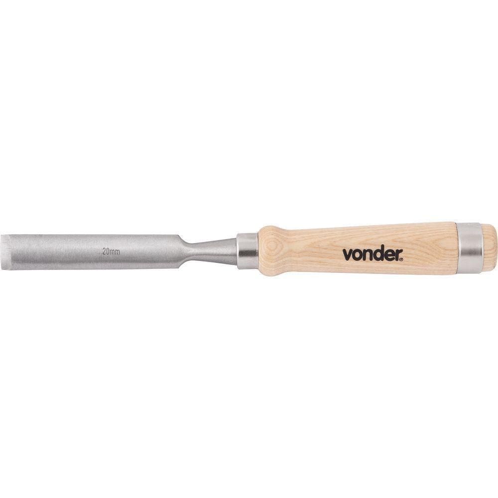 Formão Goivado 20mm Aço Carbono Cabo Madeira - Vonder