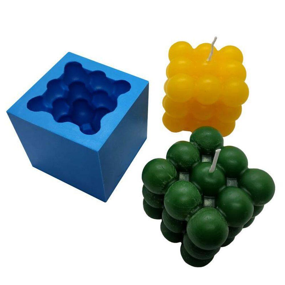 Kit 5 Conjuntos Moldes De Silicone De Vela Biscuit Grande