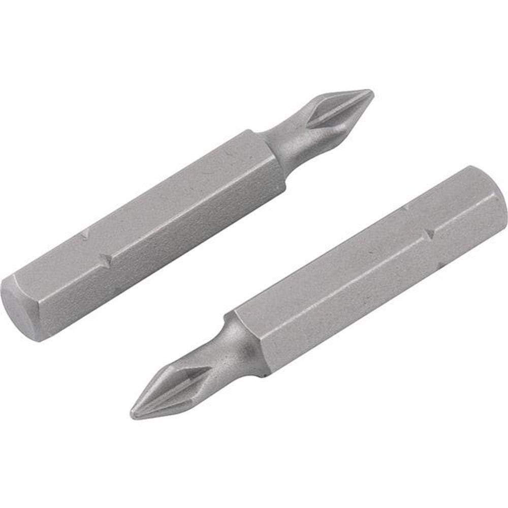 Bits Ponteira Phillips 1-4 N.2 1-4x38mm Aço S2 Com 2 Pç