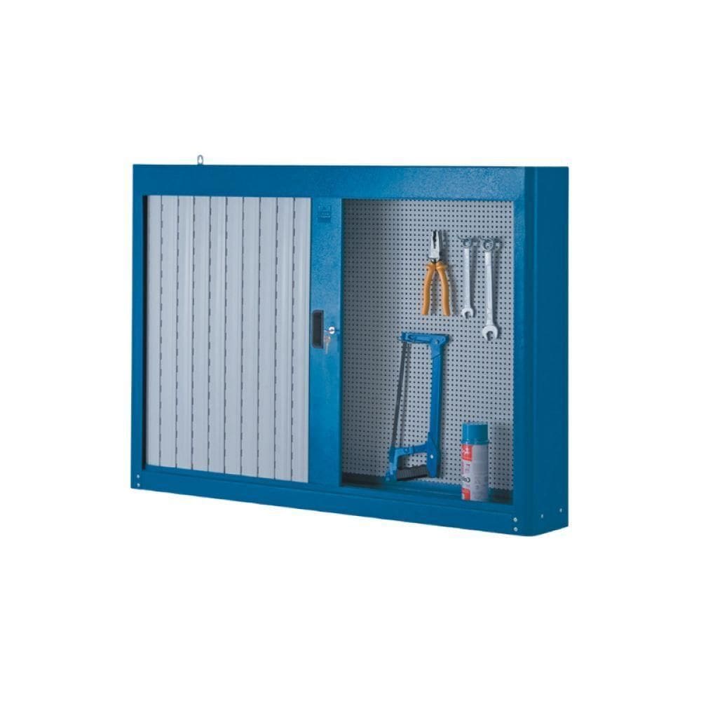 Armário De Parede Pequeno Com Painel De Aço E Persiana Em Pvc 216a Cmb