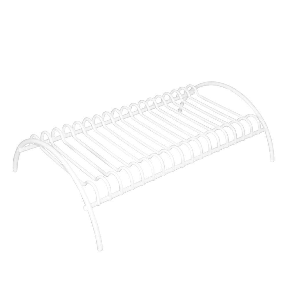 Suporte Para Pratos Aço Branco de 15 a 17 Pratos