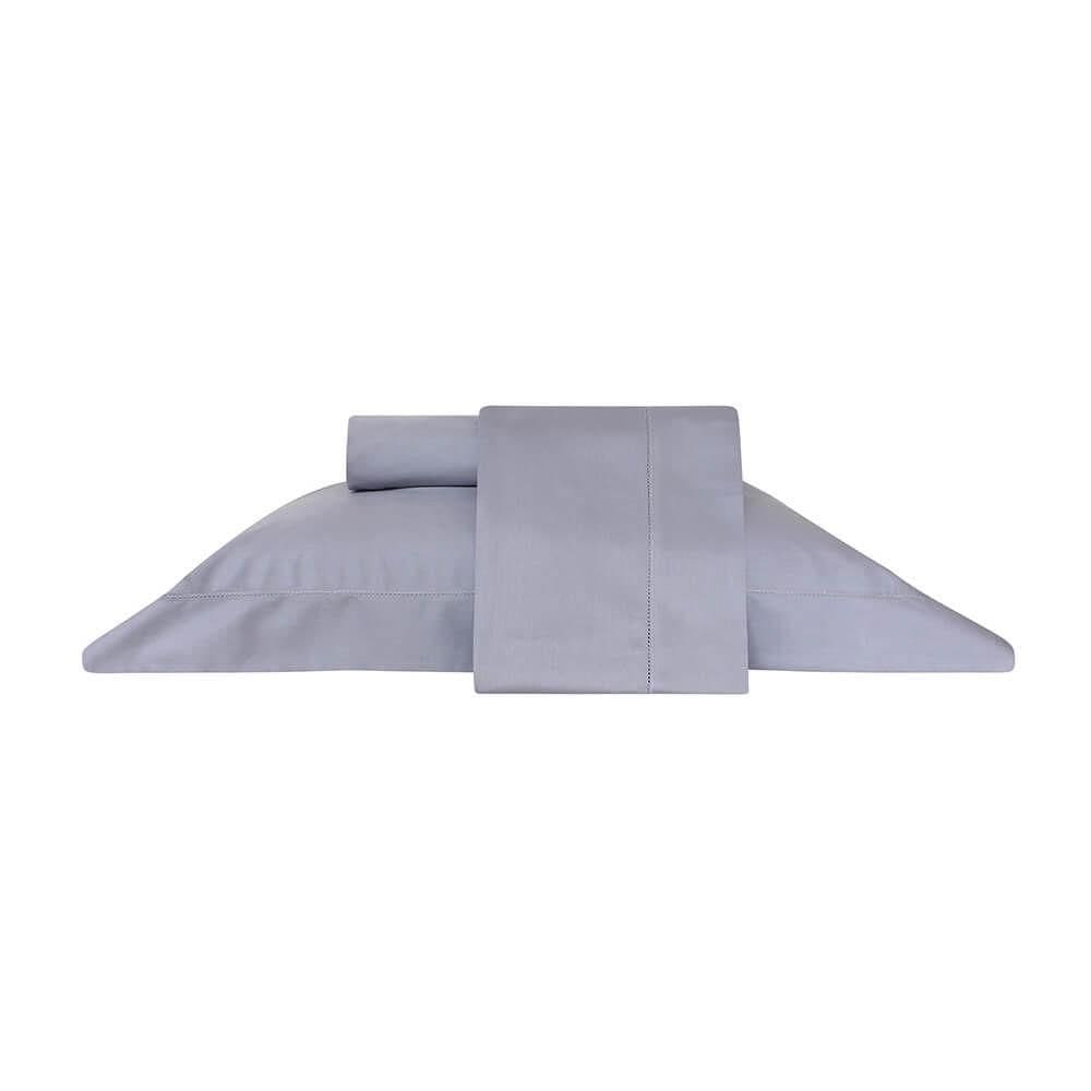 Jogo De Cama Queen 250 Fios Florence Andreza Cinza