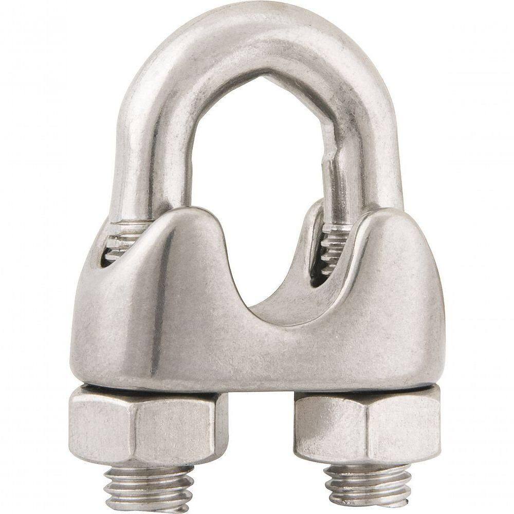 Clips Para Cabo De Aço 3-8 Leve Inox Vonder
