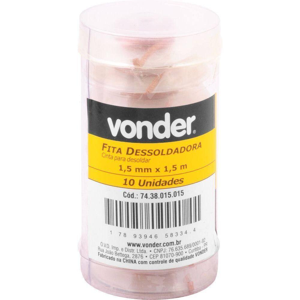 Fita-malha Dessoldadora 1,5mm X 1,5m Vonder