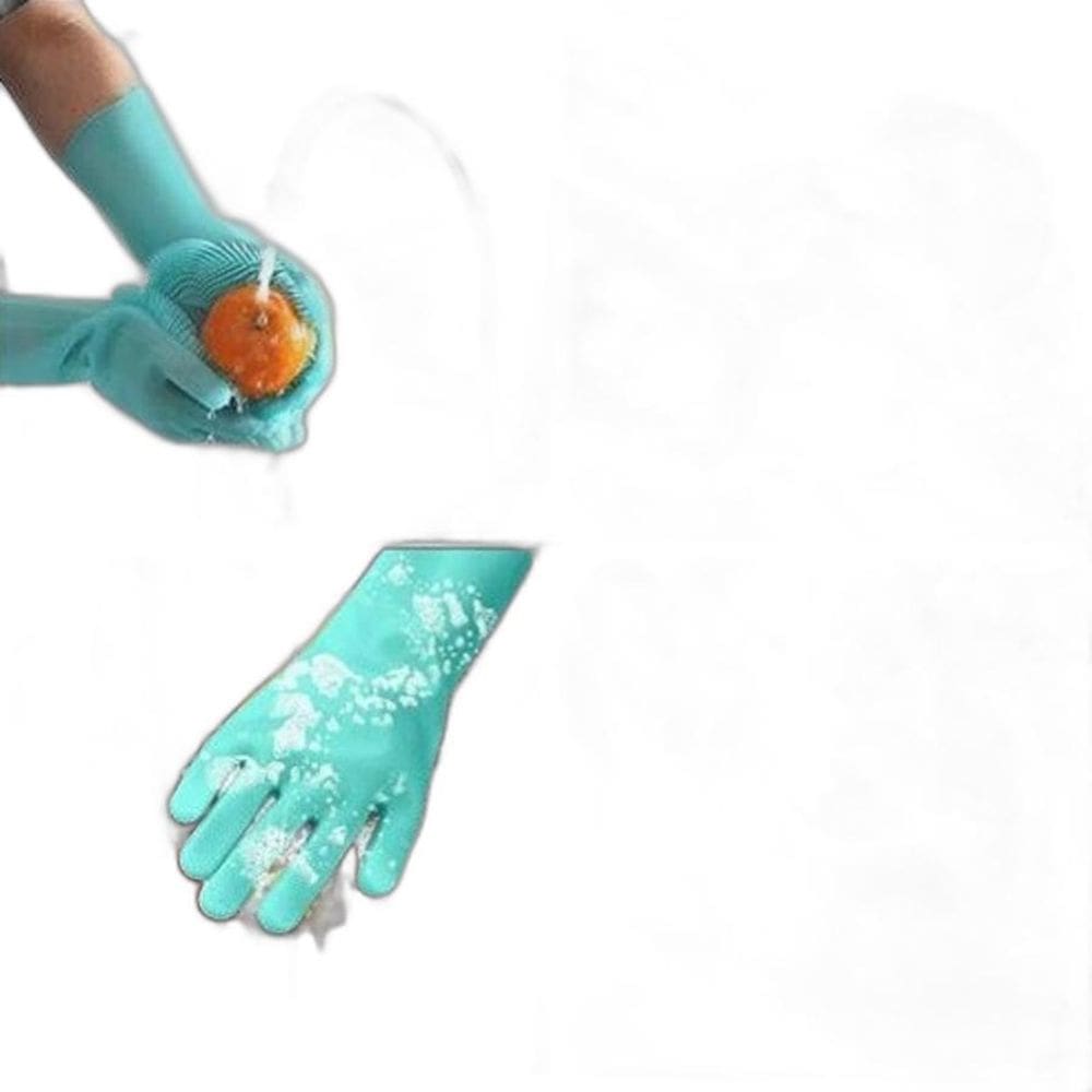 Luva De Silicone Lava Louça Anti Térmica
