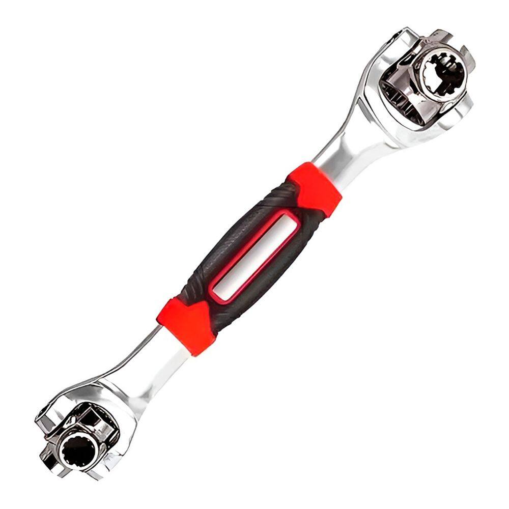 Chave Catraca 8 em 1 com Rotação 360° para Soquetes e Parafu