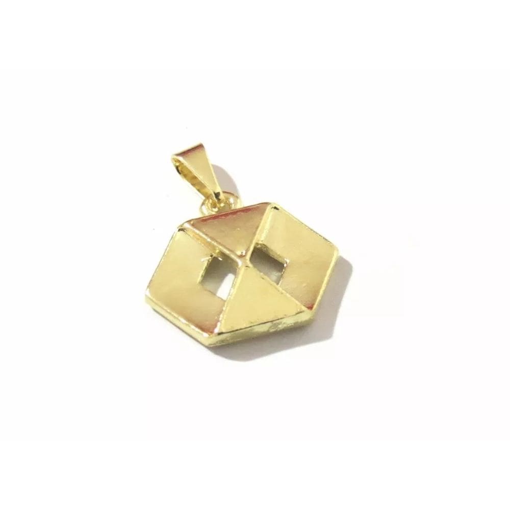 Pingente Curso Profissão Administração Folheado Ouro 18k
