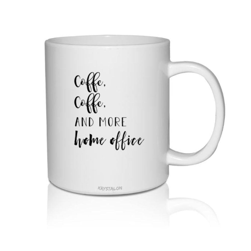 Kit 2 Canecas Branca Personalizadas Café & Home Office