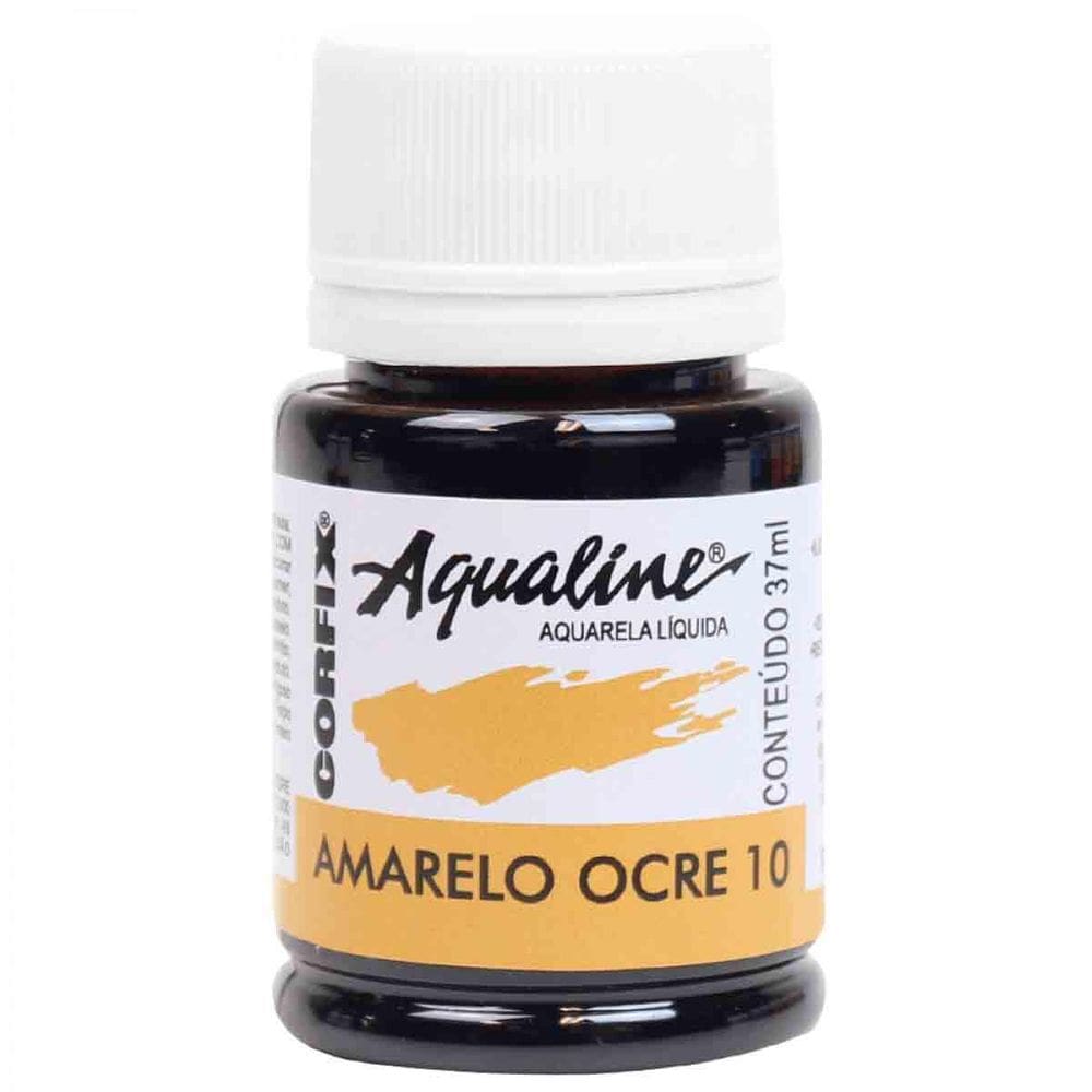 Aquarela Liquida Aqualine Corfix 10 Amarelo Ocre