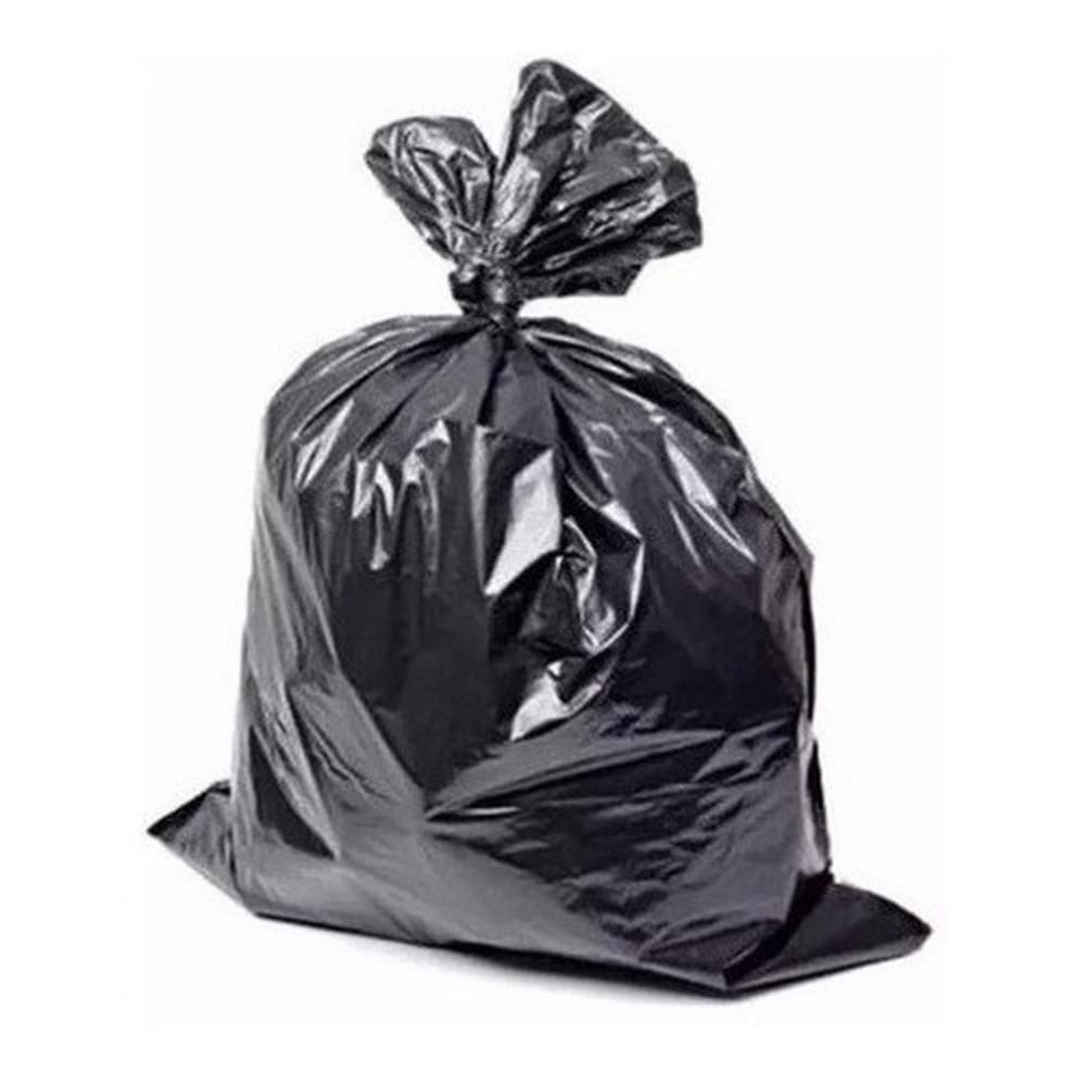 Saco De Lixo Reforçado Preto 50 Litros C- 400 Unidades
