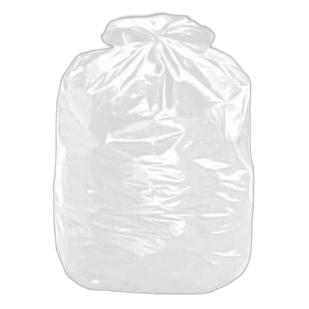 Saco Para Lixo Transparente 45x55x003 20l Com 100 Unidades -