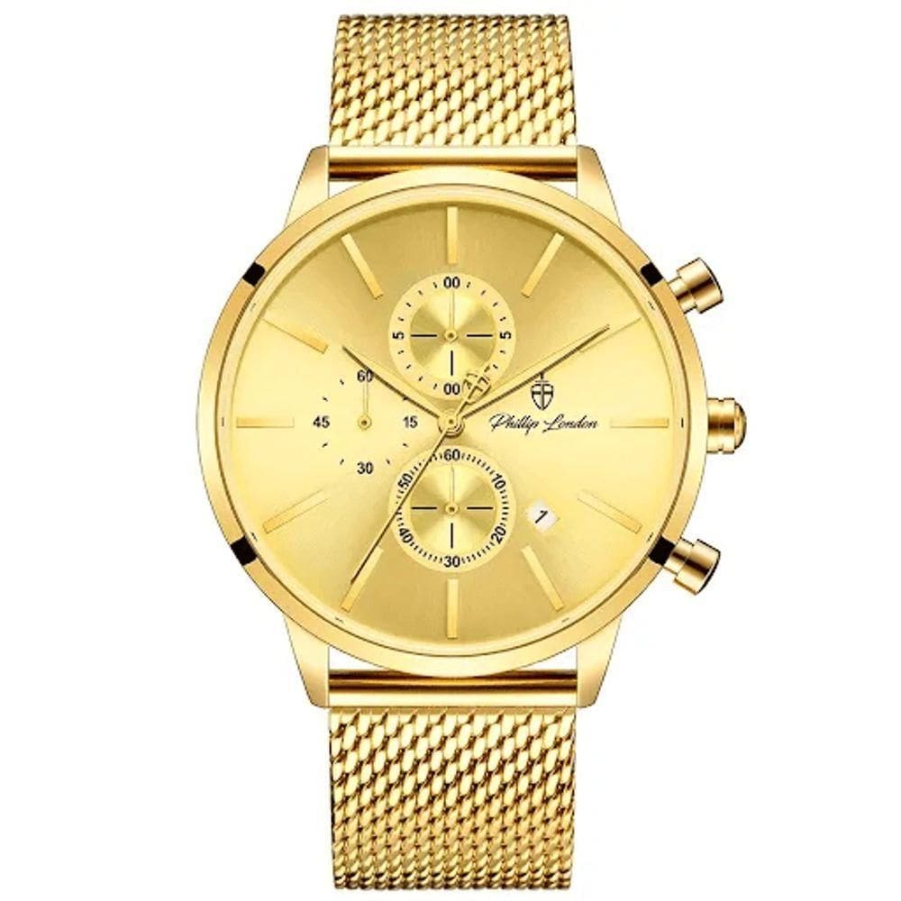 Relógio Masculino Lancelot Golden 44mm