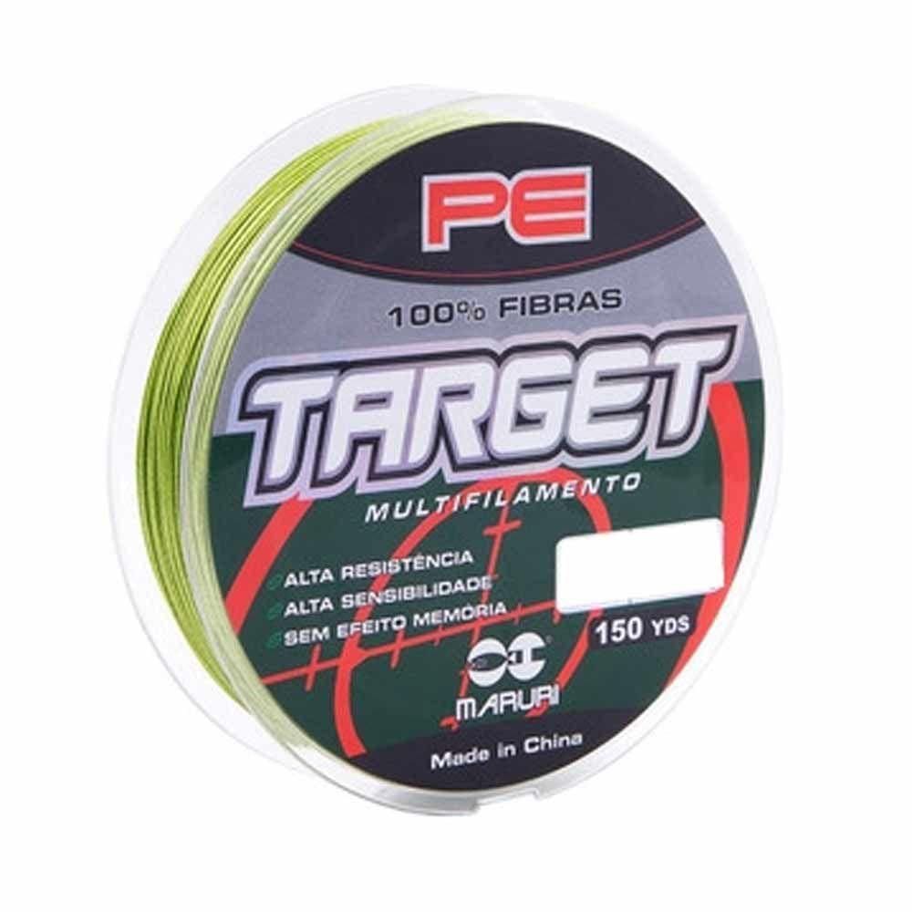 Linha Multifilamento Maruri Target 4 Fios 150m Tamanho 0,45mm
