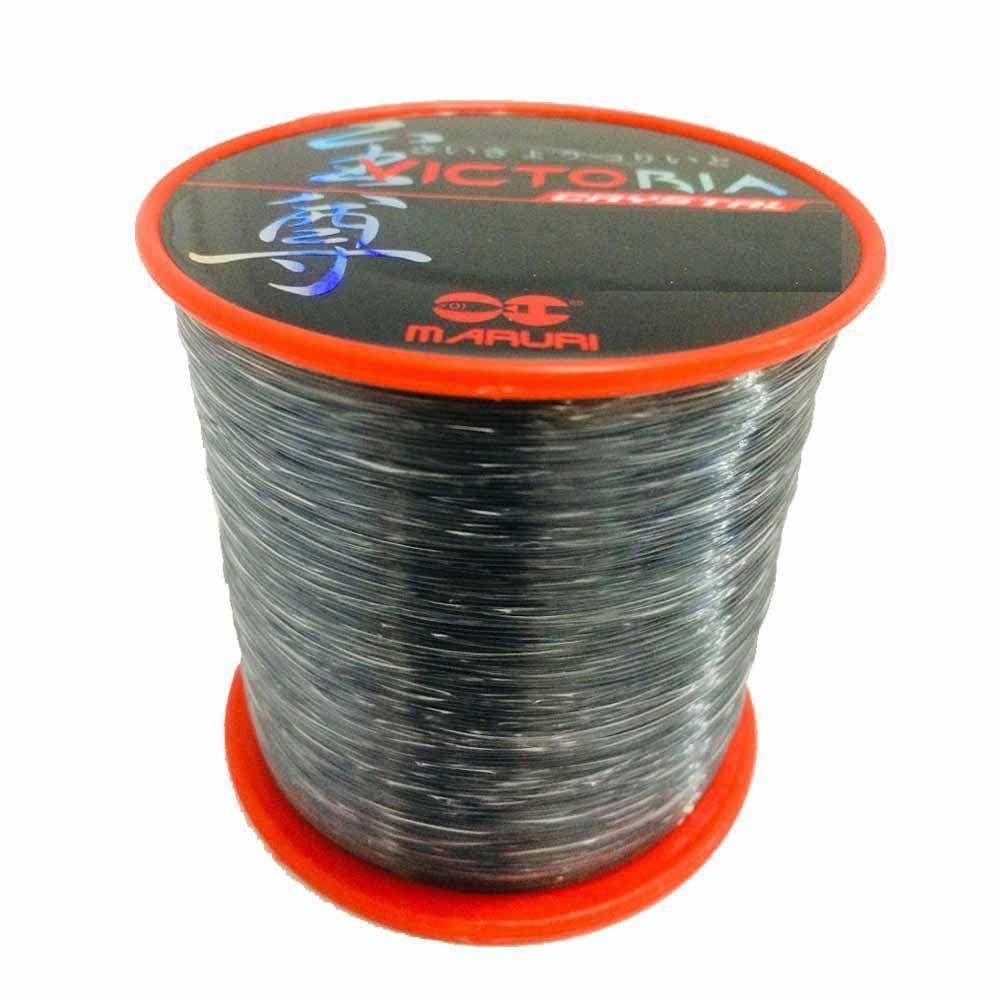 Linha Pesca Mono Victoria Cinza Carretel Grande Medida 0,26mm 600m
