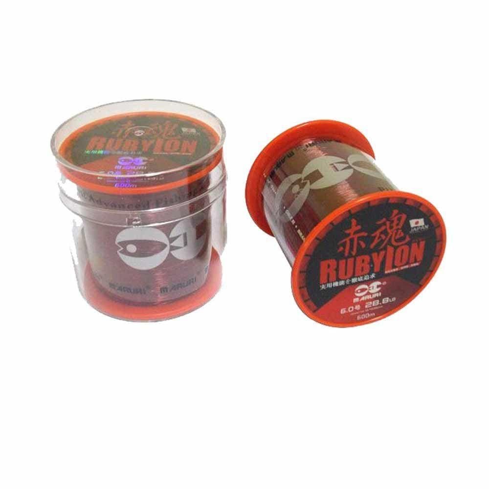Linha Monofilamento Rubylon Vermelha Tamanho 0,66mm