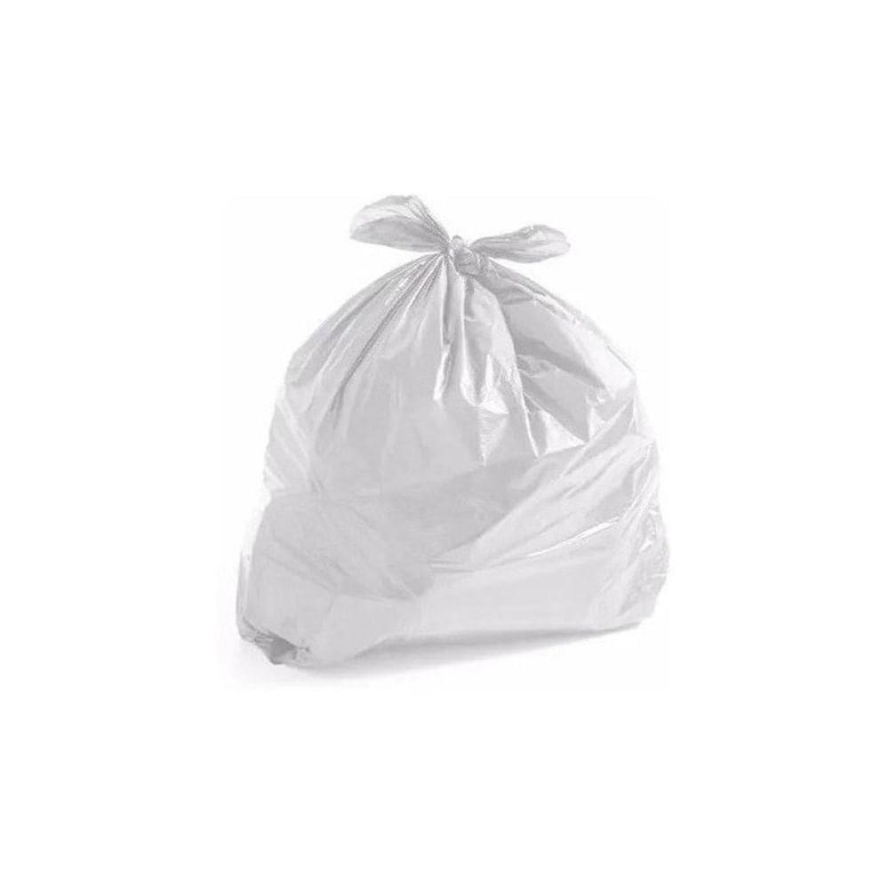 Saco De Lixo Leitoso Branco 200l Micra 0,08 100 Unidades