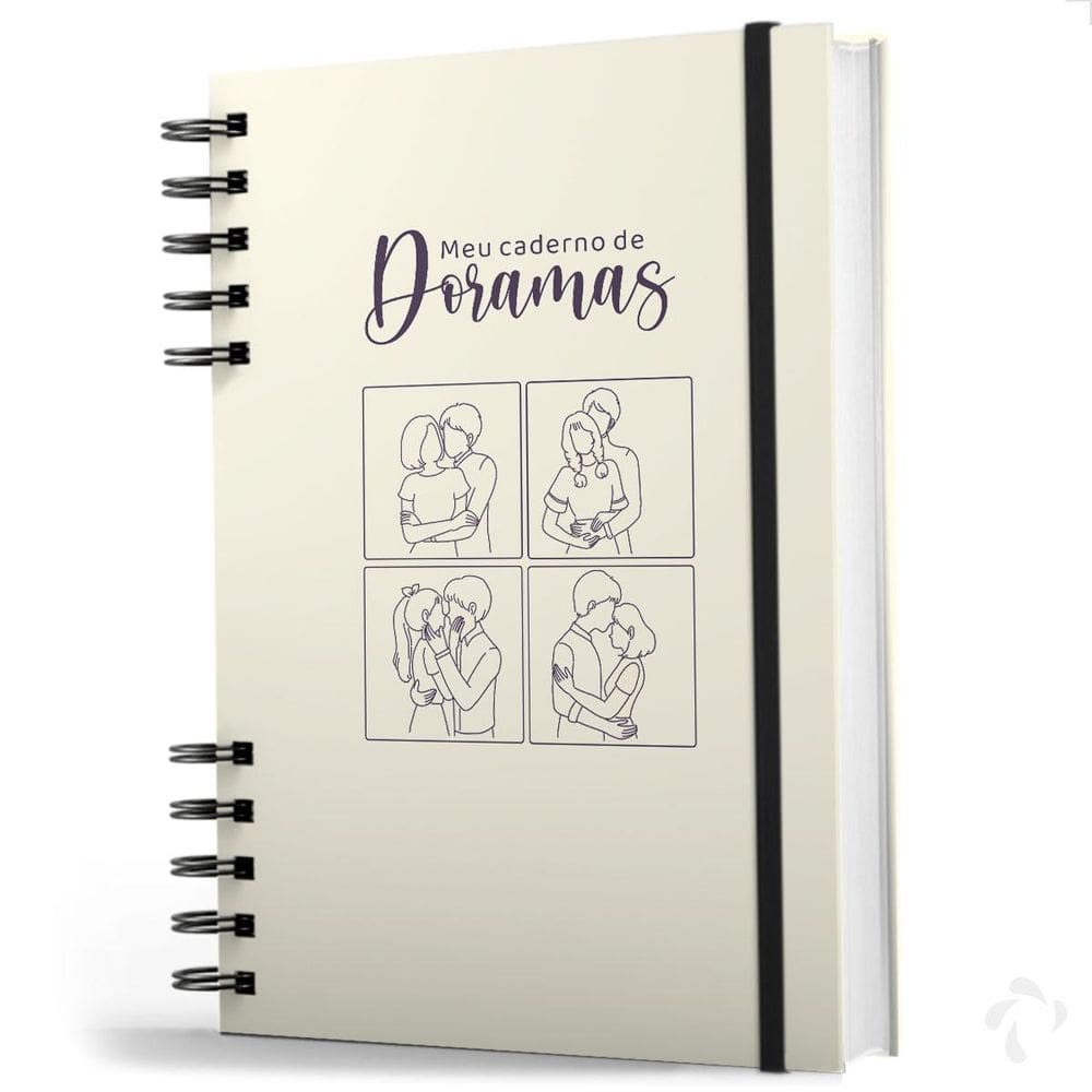 Nisti Print Caderno Diário De Doramas Resenhas Forever Rosa