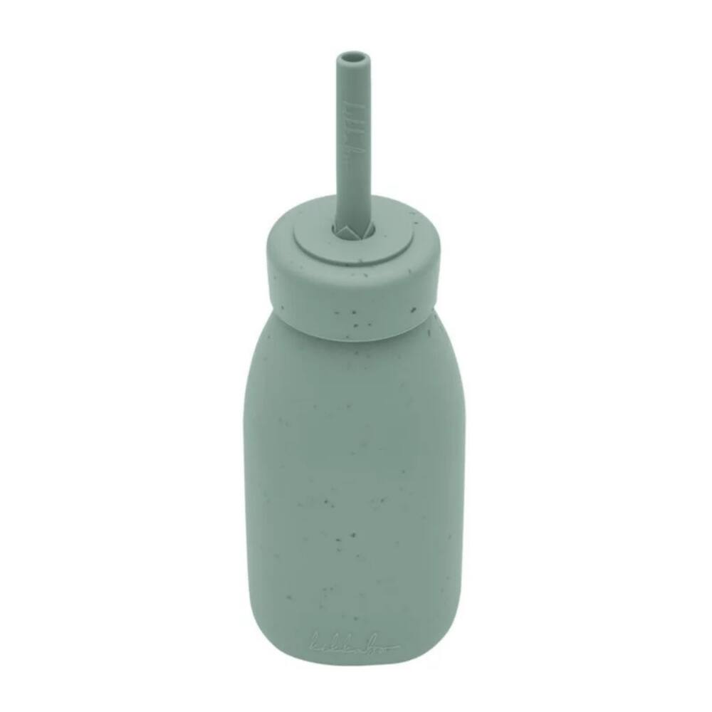 Copo com Canudo de Silicone Platinum Sage - Kikka Boo