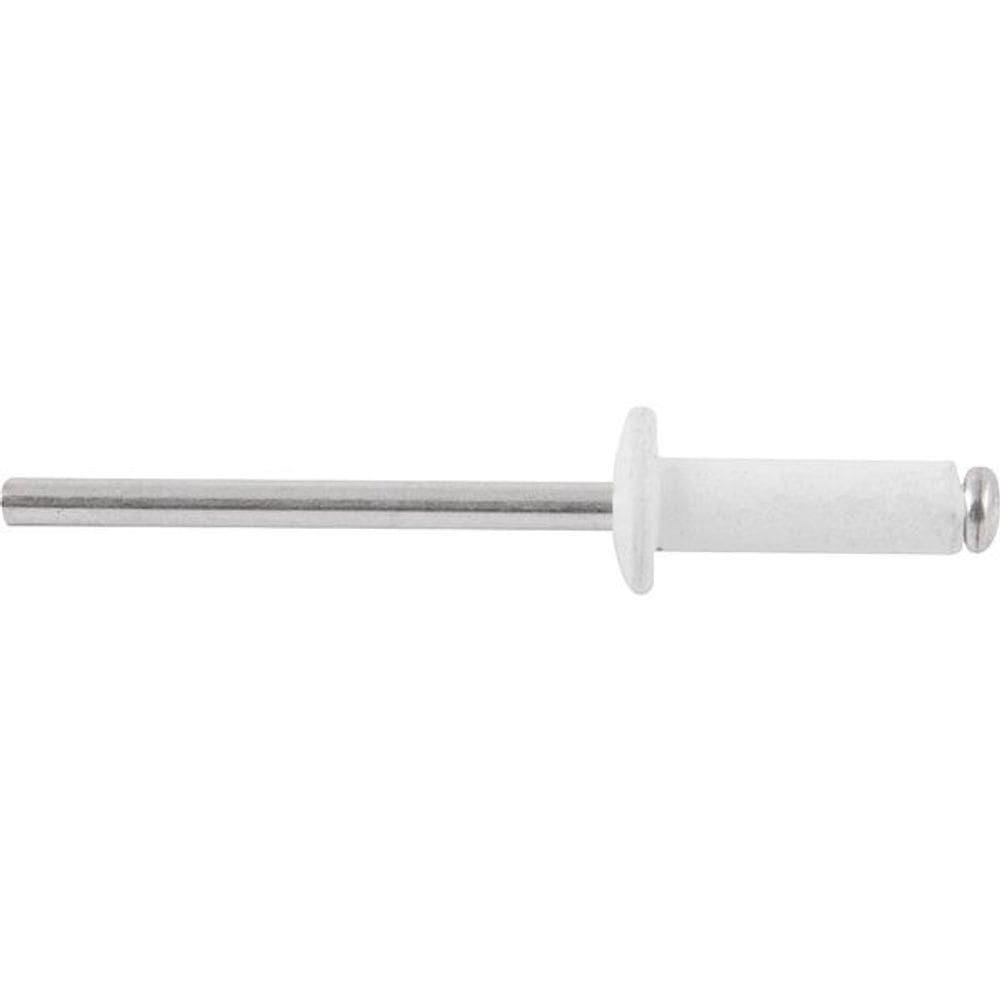 Rebite Alumínio Branco 3,2x12,0 Com 100 Peças - Nove54