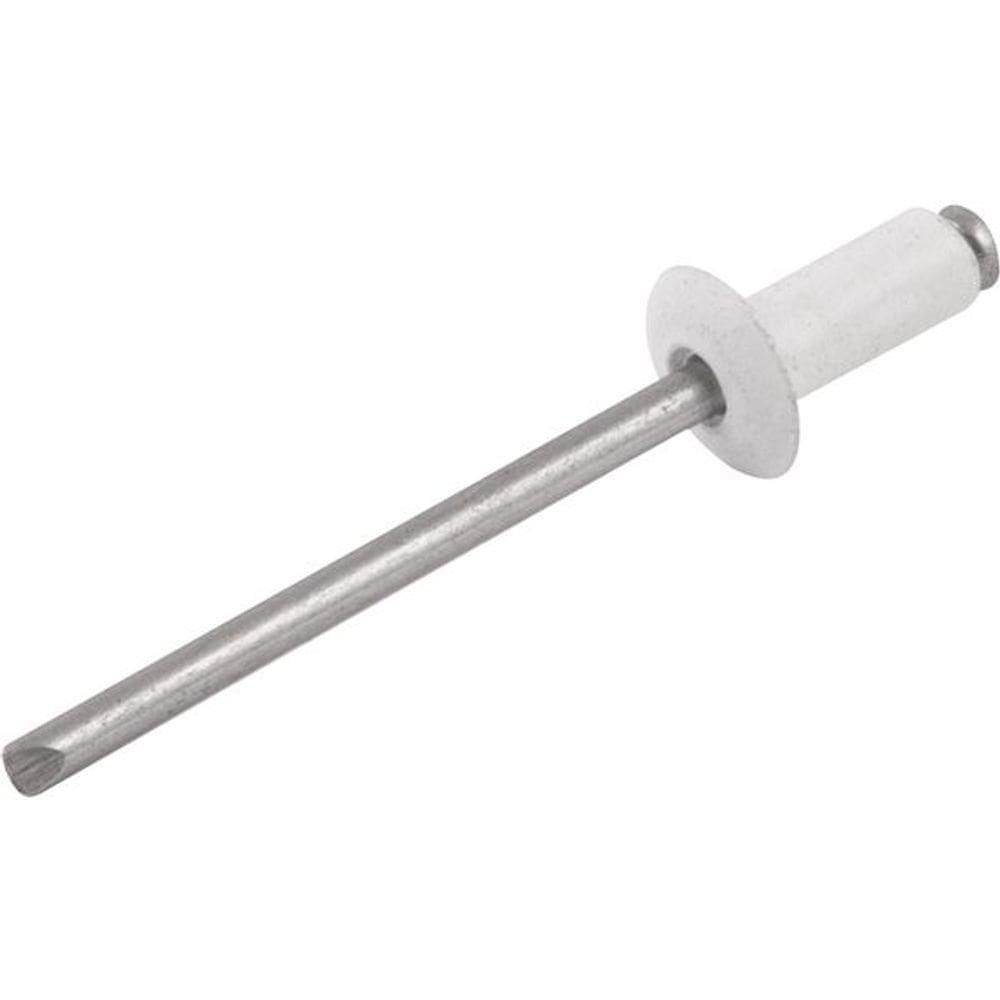 Rebite Alumínio Branco 4,0x12mm 412 Com 1000 Peças - Vonder