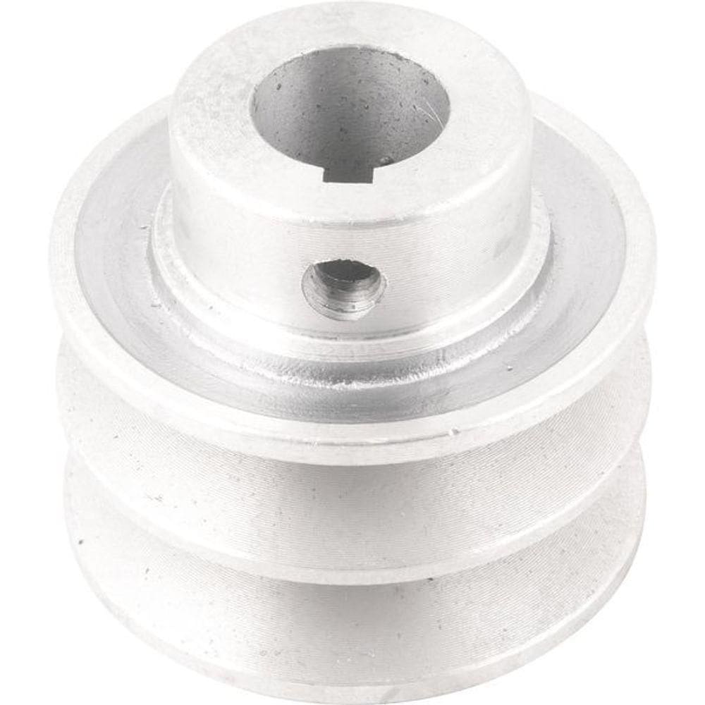 Polia Alumínio 2 Canais Perfil A 60mm Com Furo 3-4 - Vonder