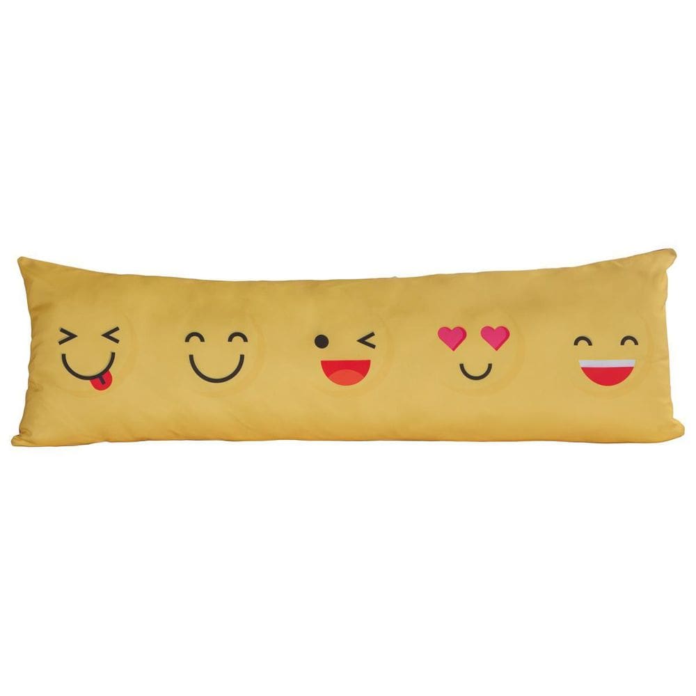 Capa Travesseiro De Corpo Gigante 1,45 X 0,45 Fronha Emotion