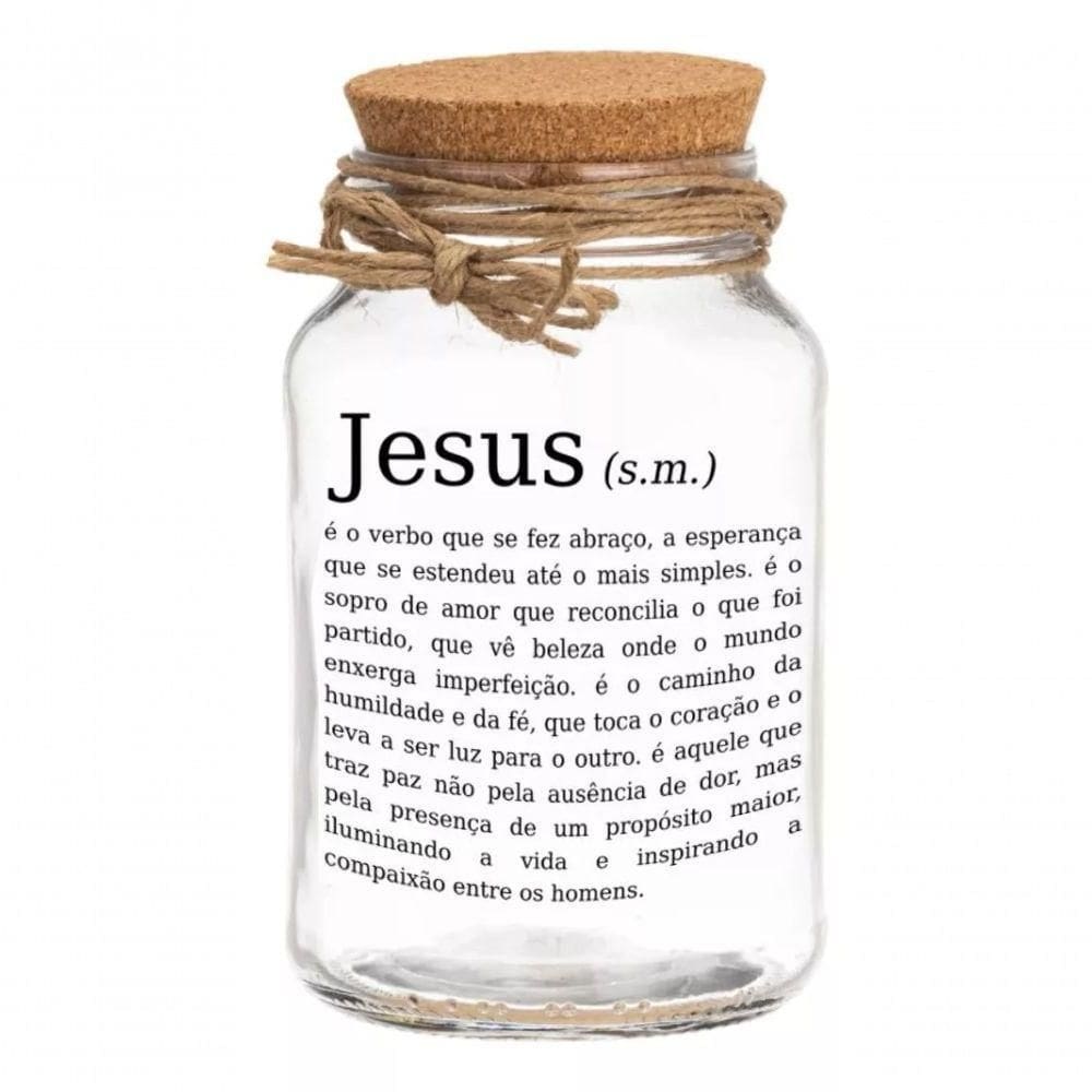 Pote 500ml Hermético Jesus