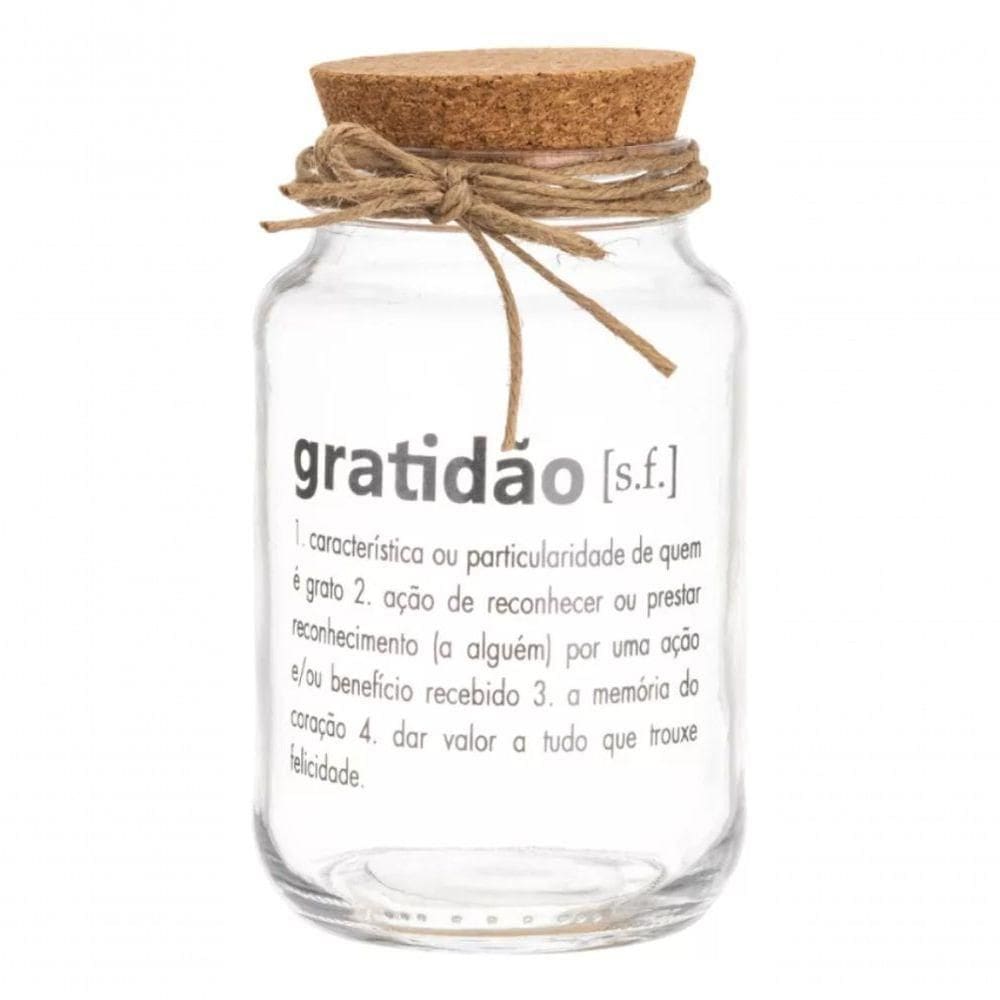 Pote 500ml Hermético Gratidão