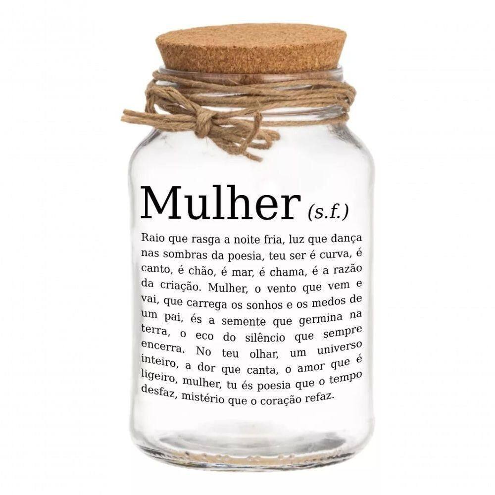 Pote 500ml Hermético Mulher