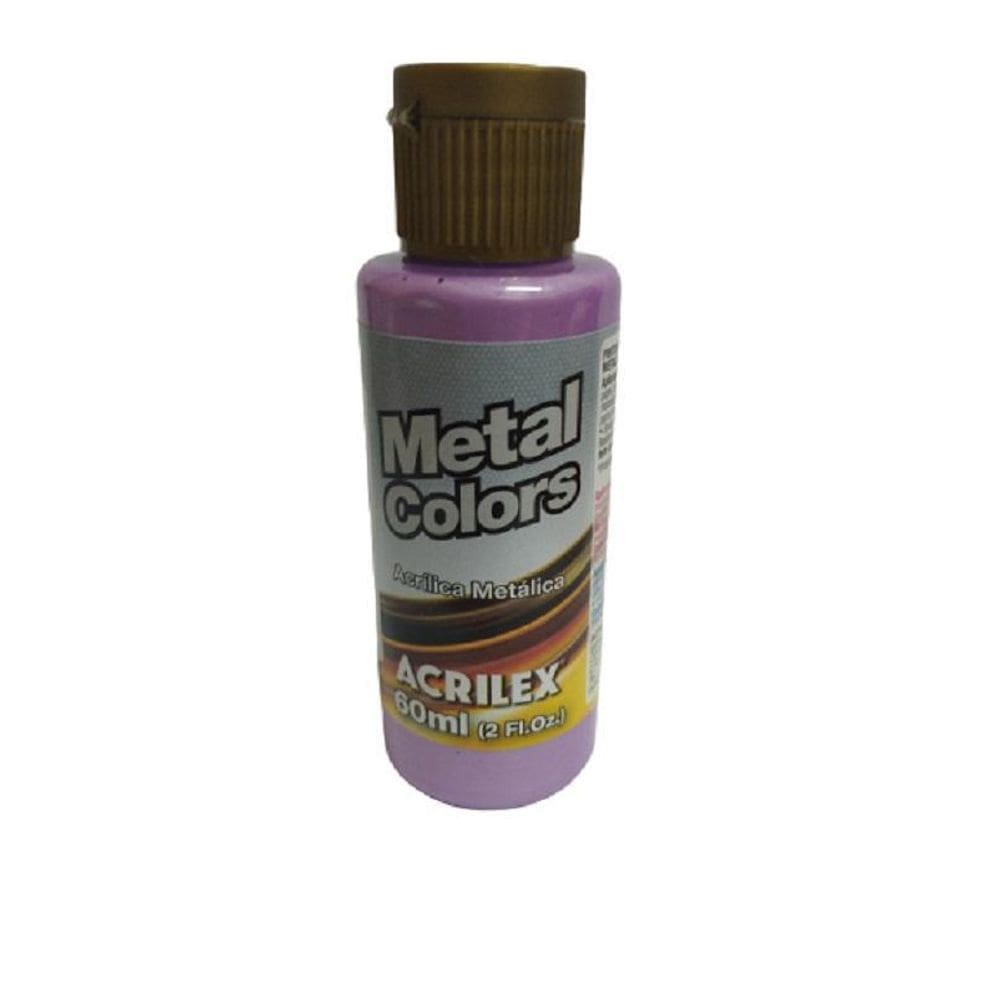 Tinta Acrílica Metal Colors Magenta - 549 - Acrilex - 60Ml