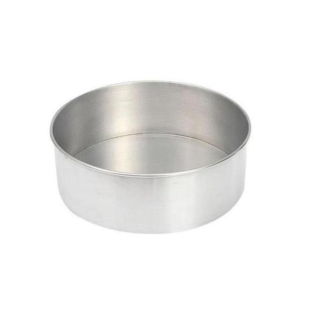 Forma Bolo/Torta/Doces Redonda Fundo Fixo 14 X 5,5 Alumínio