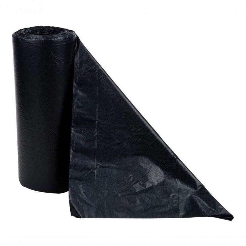 Saco De Lixo Preto Em Rolo 60l Variação:única;cor:preto