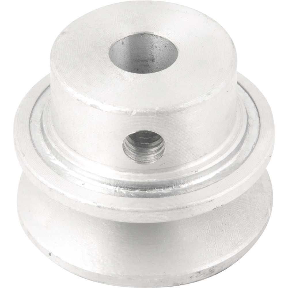 Polia Alumínio 1 Canal Perfil A 50mm Com Furo 1-2” - Vonder