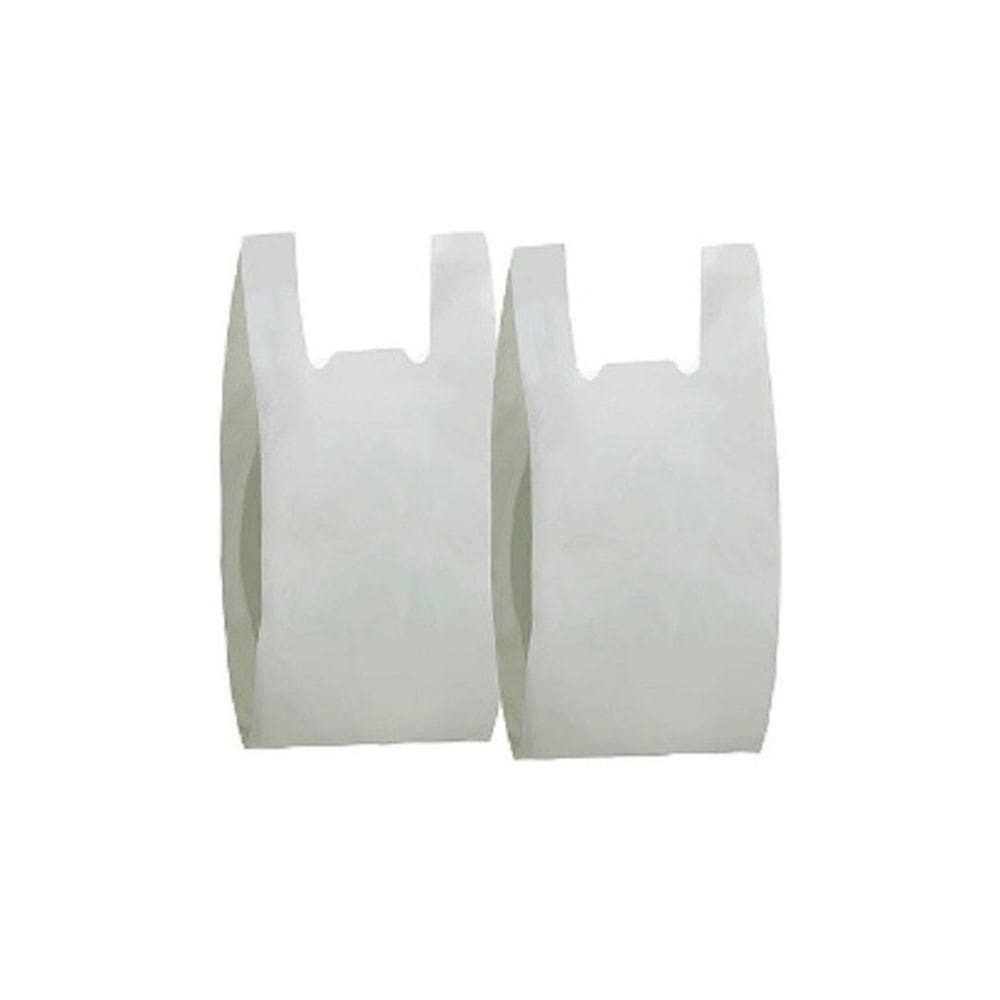 Sacola Plástica Reciclada Reforçada 30x40 Branca - 1 Kg