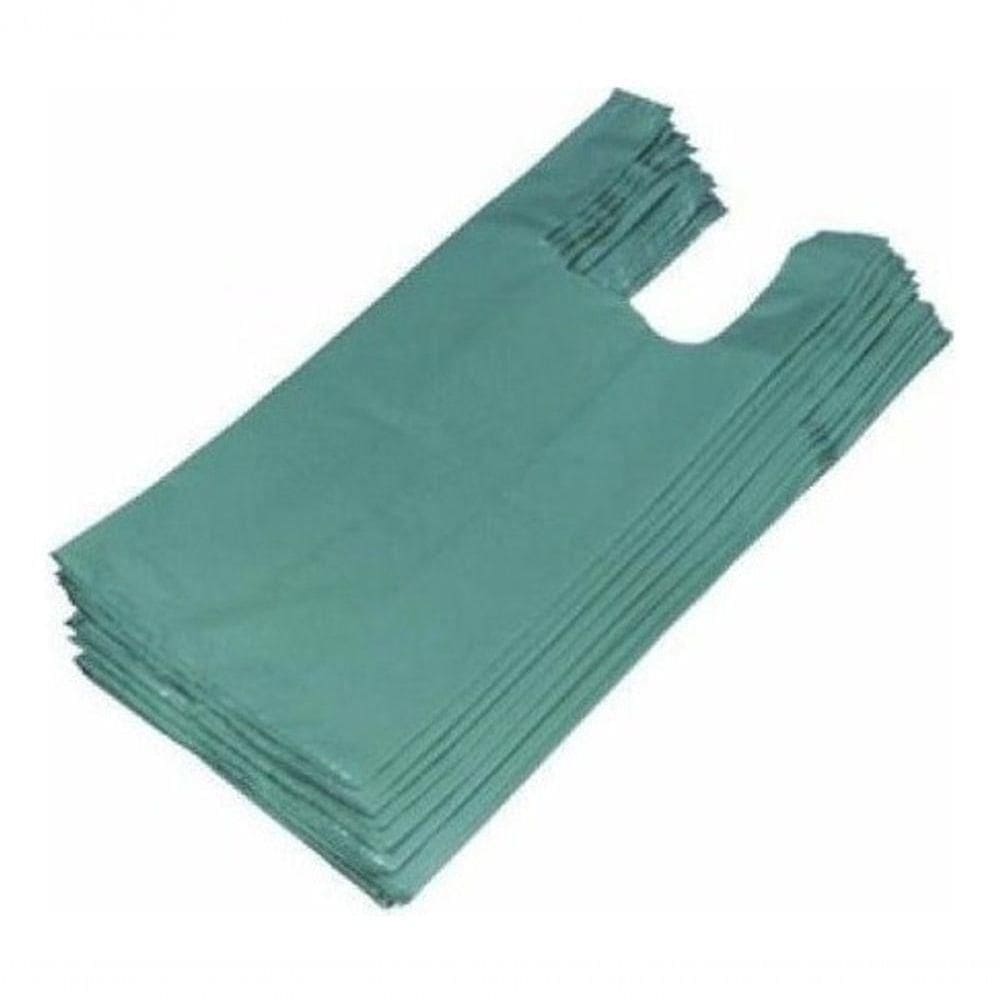 Sacola Reciclada 35x45 Verde C/ 5kg Lojas