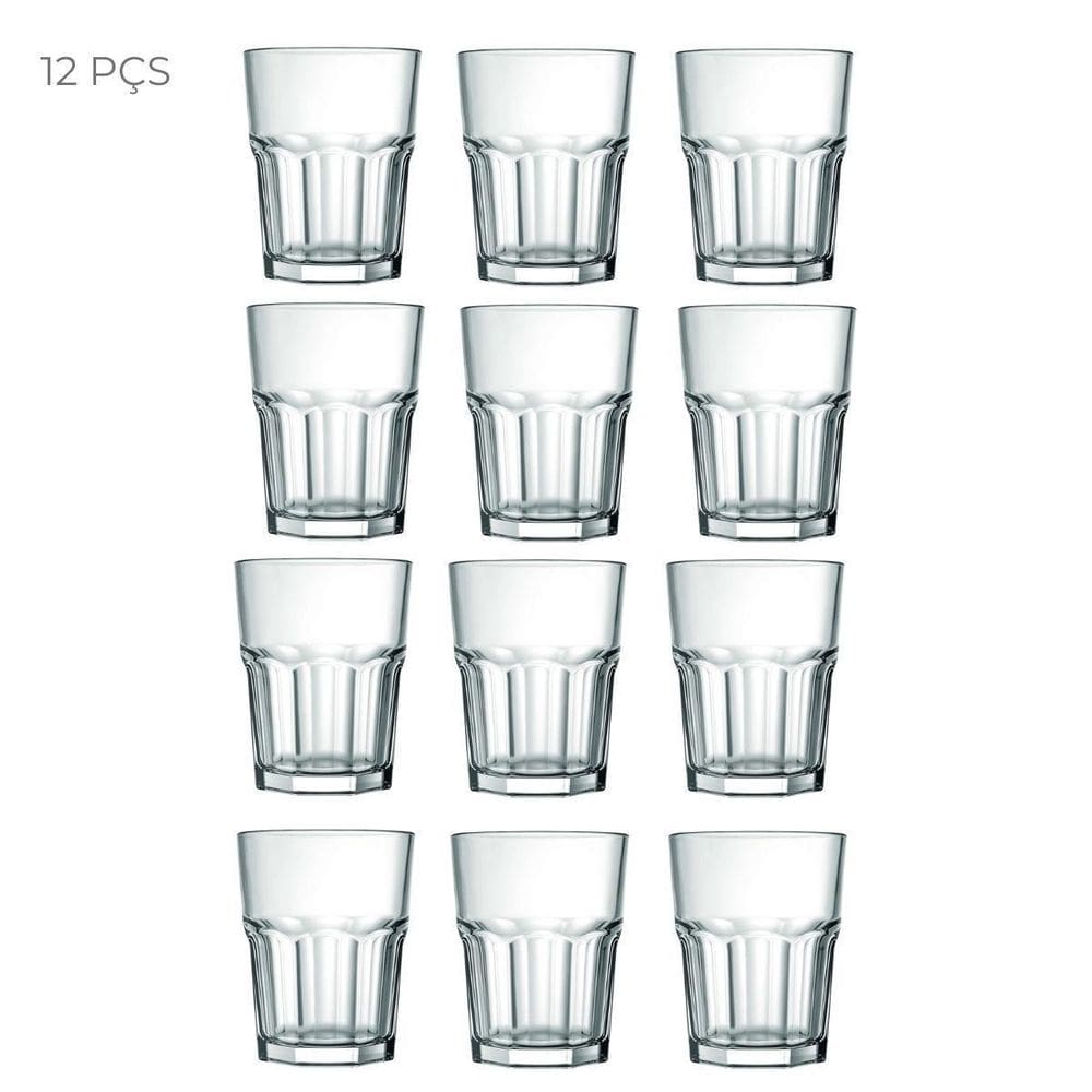 Conjunto Com 12 Copos Bristol 60Ml Para Dose E Shot Em Vidro