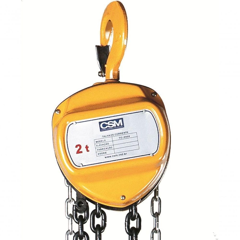 Talha Manual De Corrente Tc 2000 3m Csm